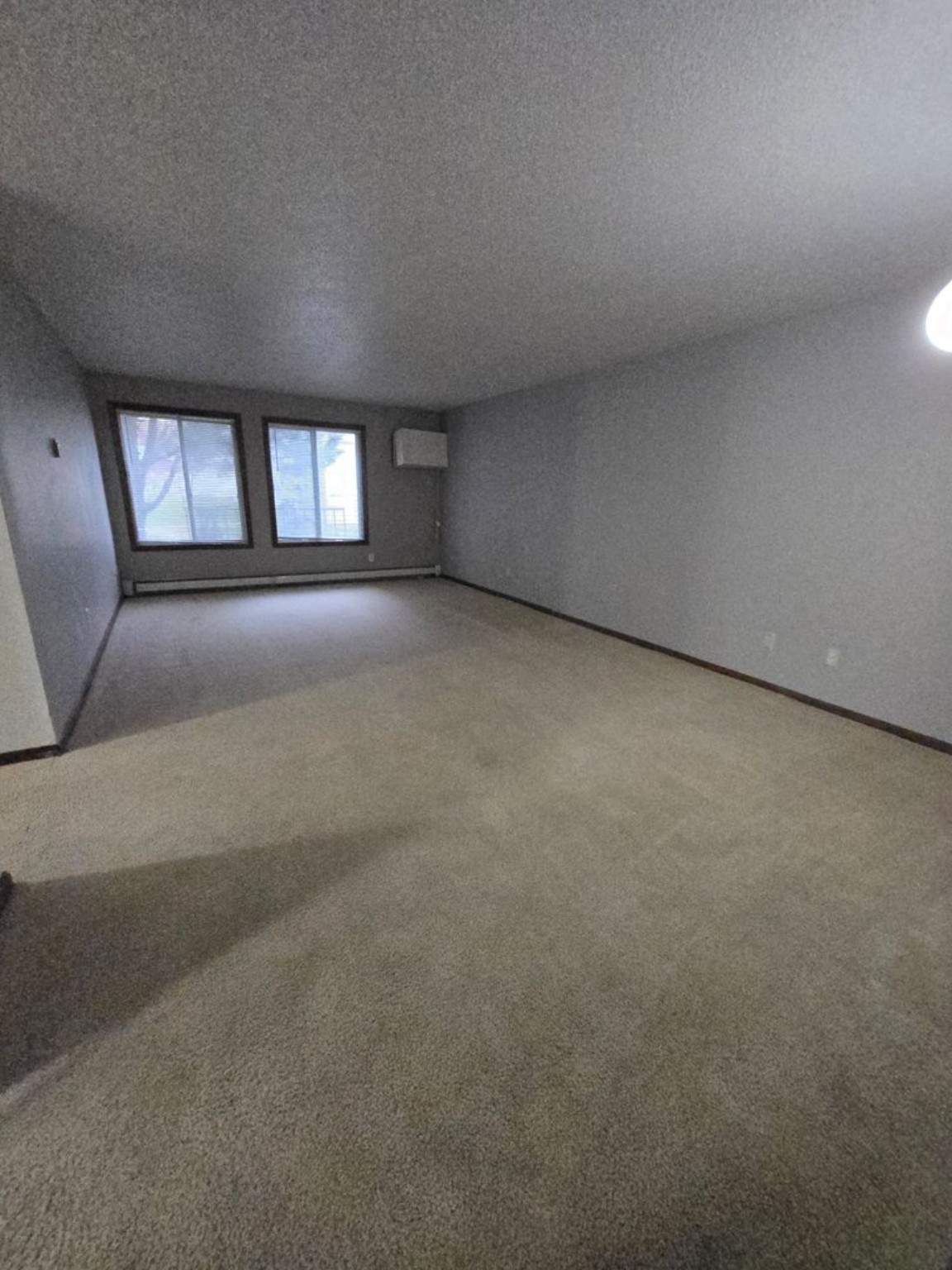 Courtwood one-bedroom apartment living area