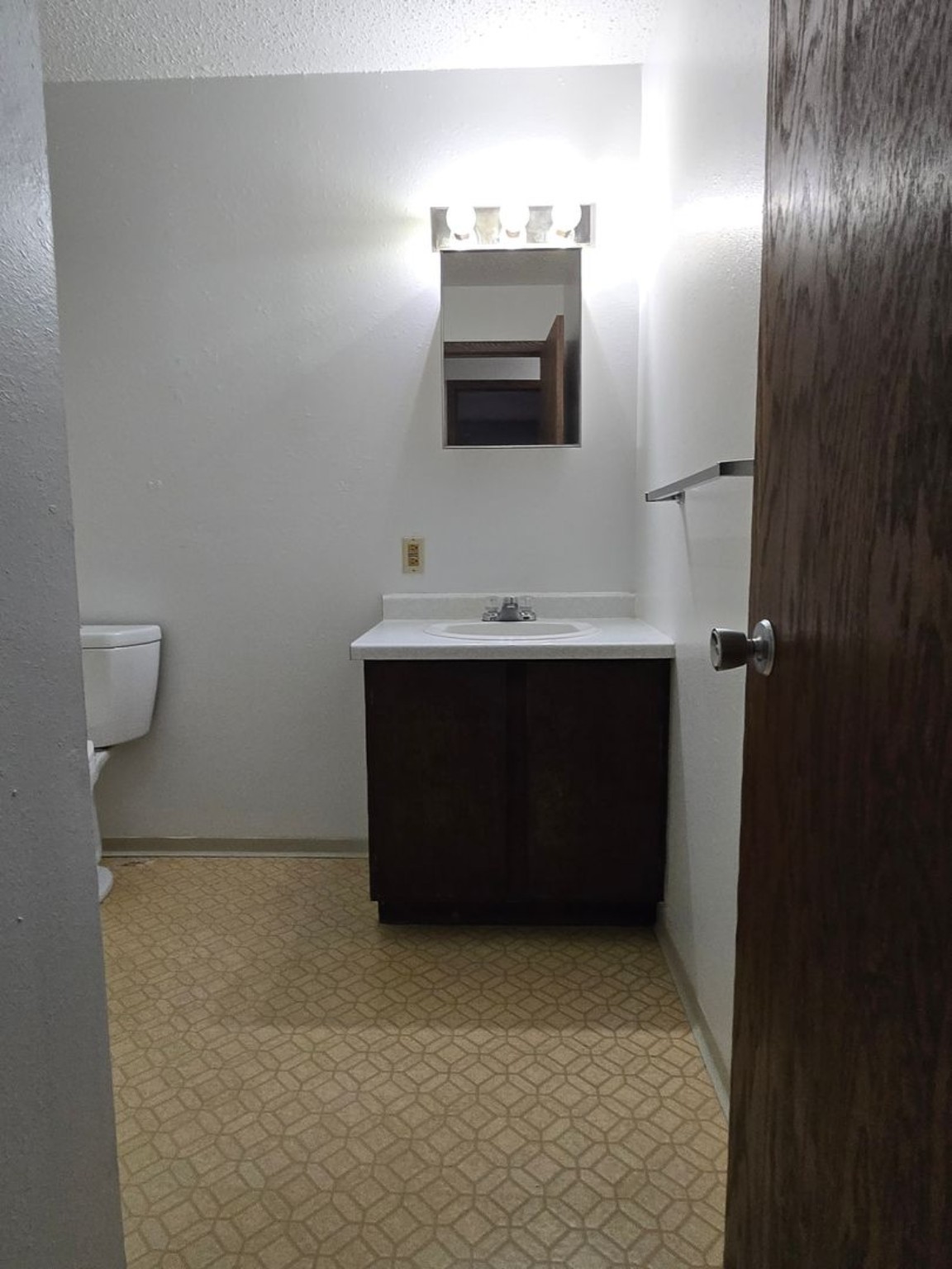 Courtwood two-bedroom apartment bathroom vanity
