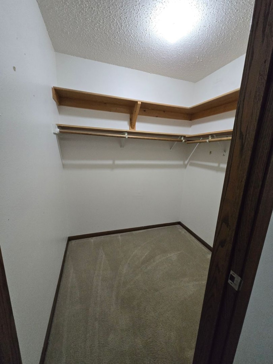 Courtwood two-bedroom apartment walk-in closet