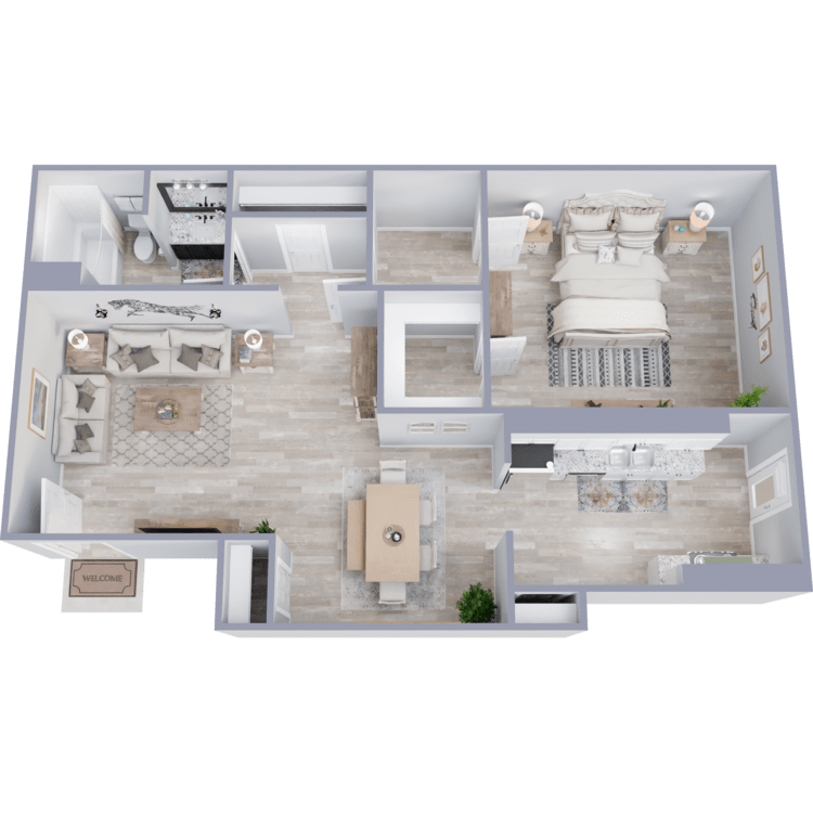 A2 floor plan at Berkshire Square