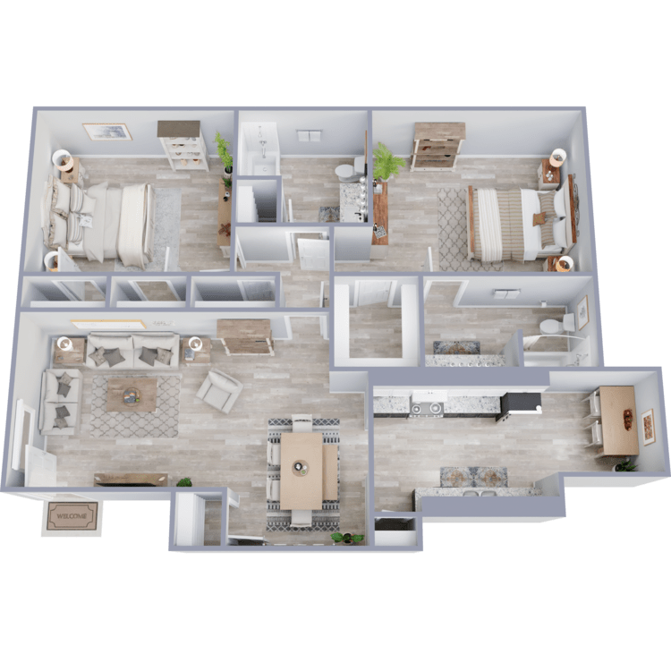 B5 floor plan at Berkshire Square