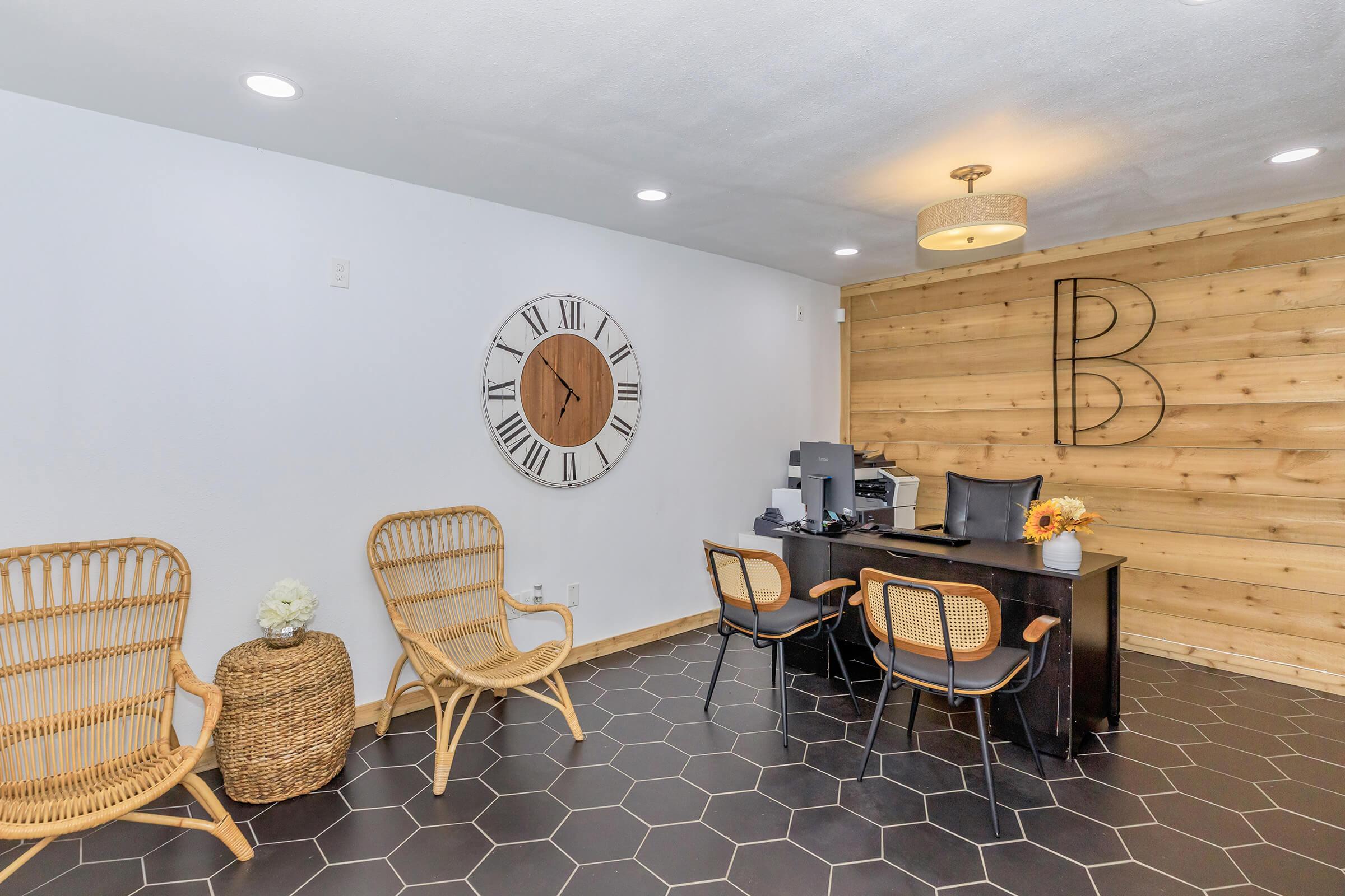 Berkshire Square leasing office seating area