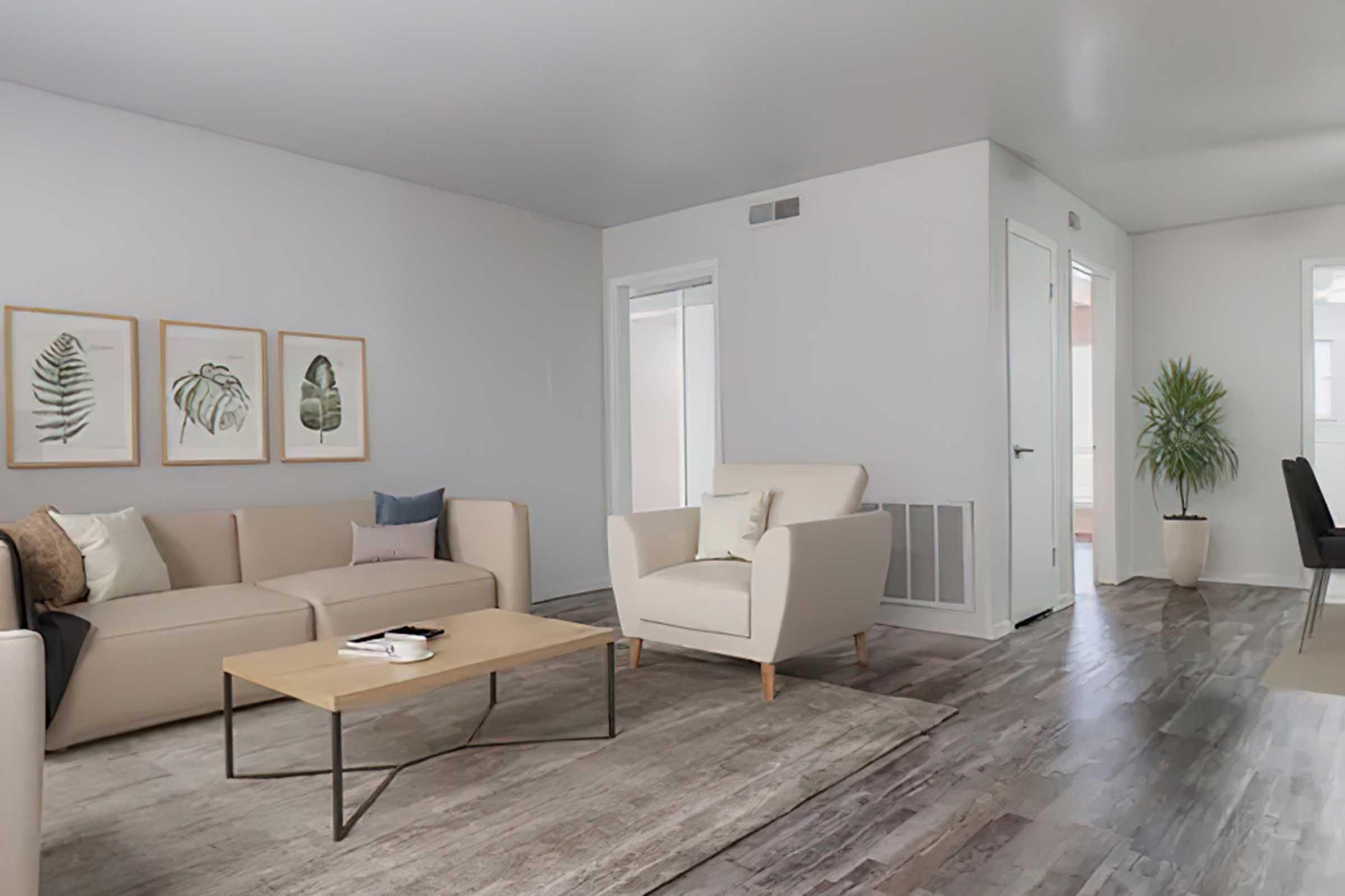 Berkshire Square apartment living area