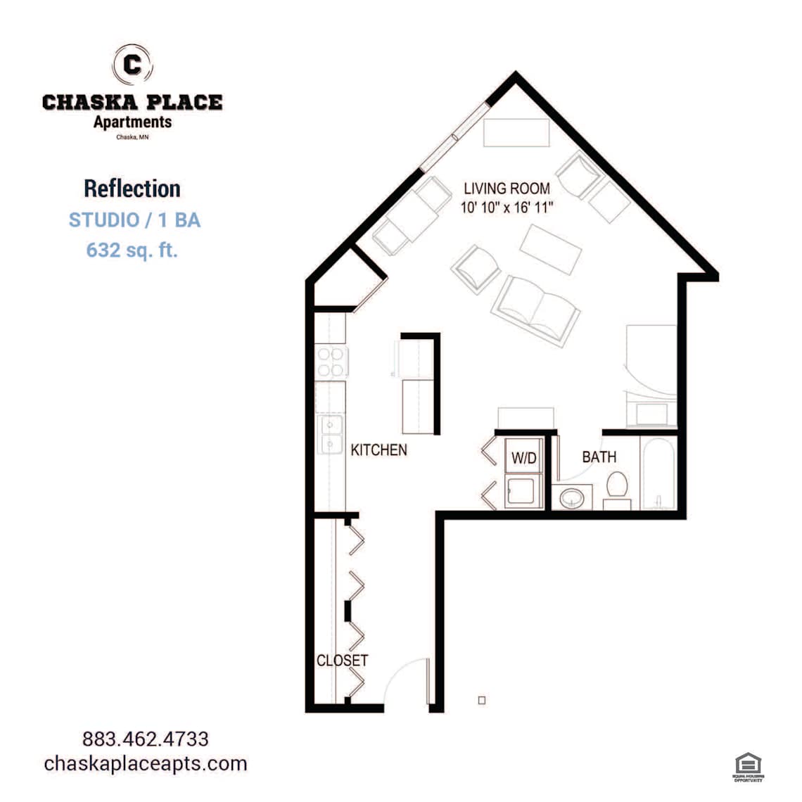 Reflection floor plan at Chaska Place
