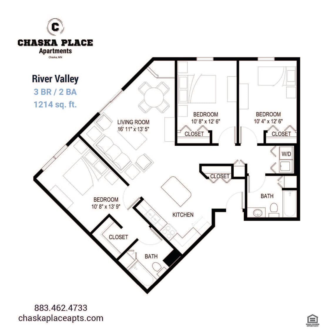 River Valley floor plan at Chaska Place