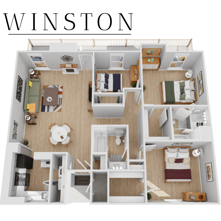 C1 floor plan at Winston