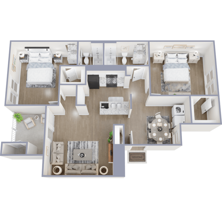 2B-R floor plan at Morrison