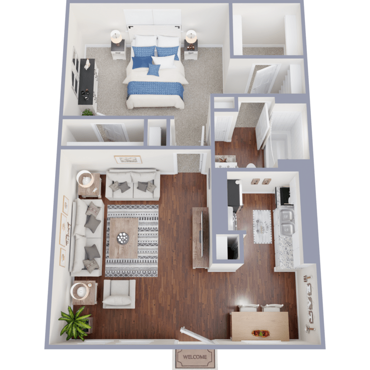 A2 floor plan at Pasadena