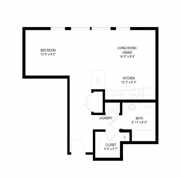 Falls floor plan at Waterstone Place
