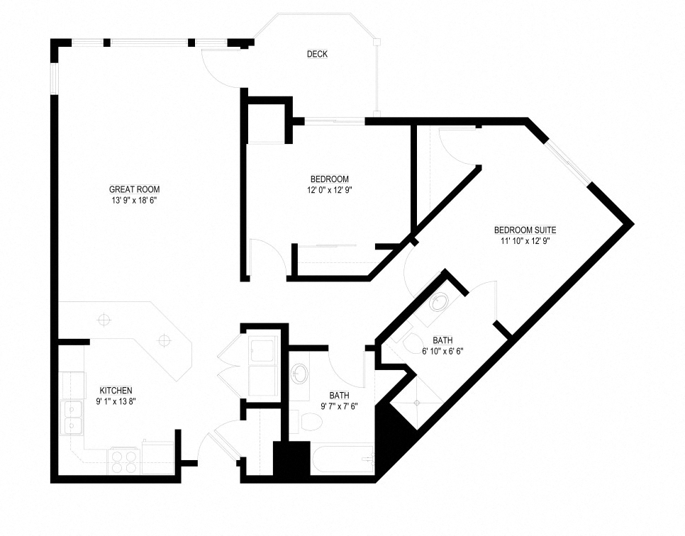 Heron floor plan at Waterstone Place