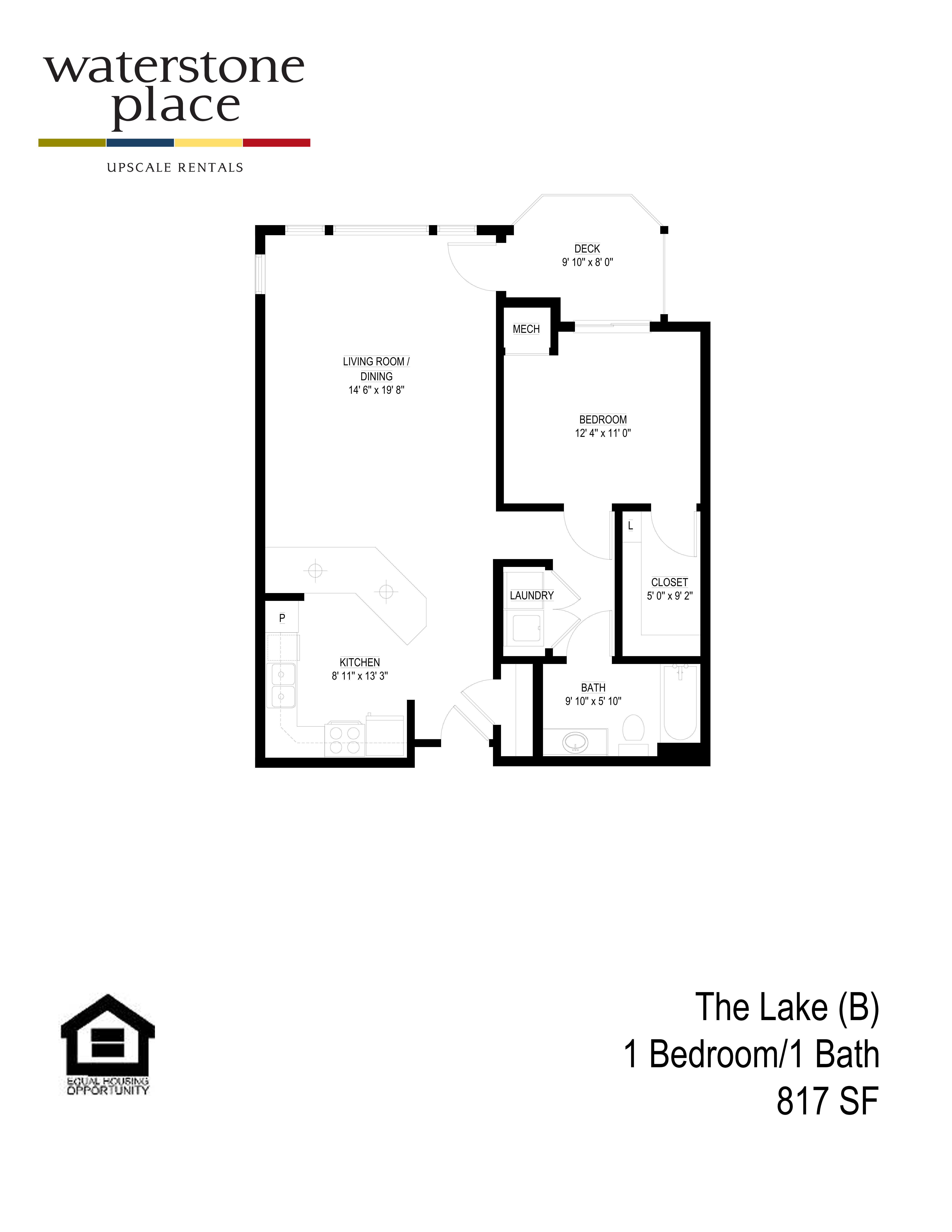 Lake - ACC floor plan at Waterstone Place
