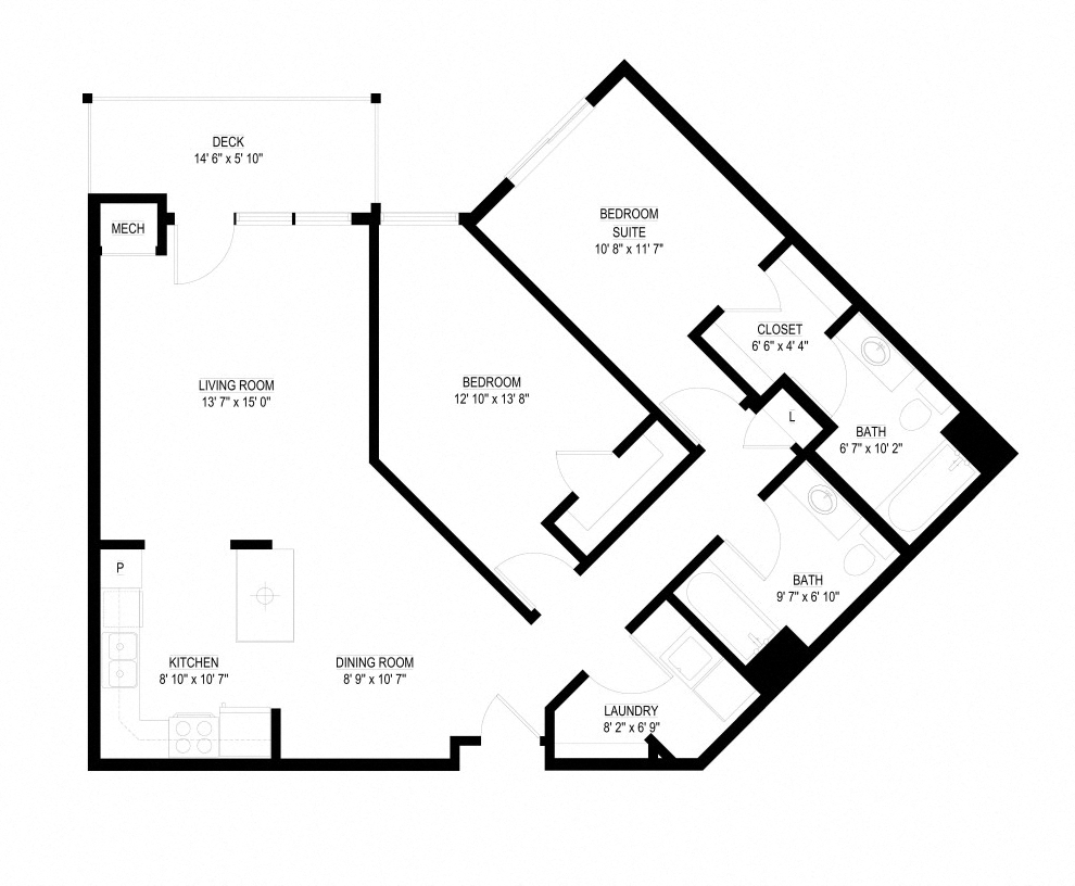 Mallard floor plan at Waterstone Place