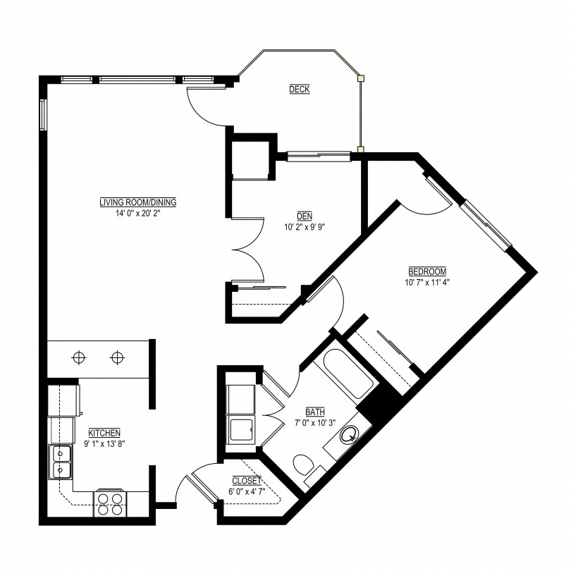 Reed floor plan at Waterstone Place