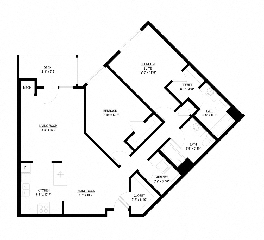 Spring floor plan at Waterstone Place