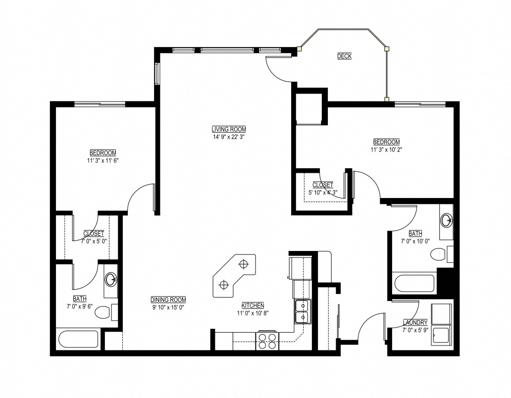 Waterstone floor plan at Waterstone Place