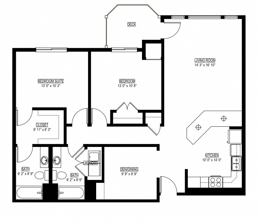 Willow floor plan at Waterstone Place